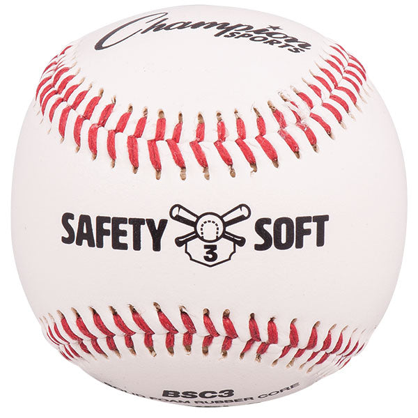 Champion Sports BSC3 Level 3 Compression Soft Baseballs (Dozen)