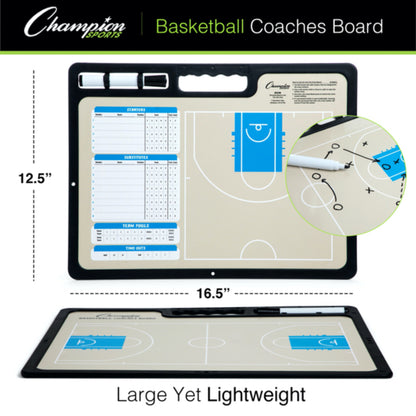 Champion Sports CBBKXL Pro Basketball Coaches Board