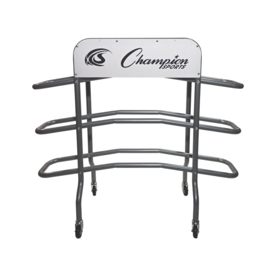 Champion Sports CBR15 Three Tier Pro Basketball Rack - 48"L x 20"W x 45"H