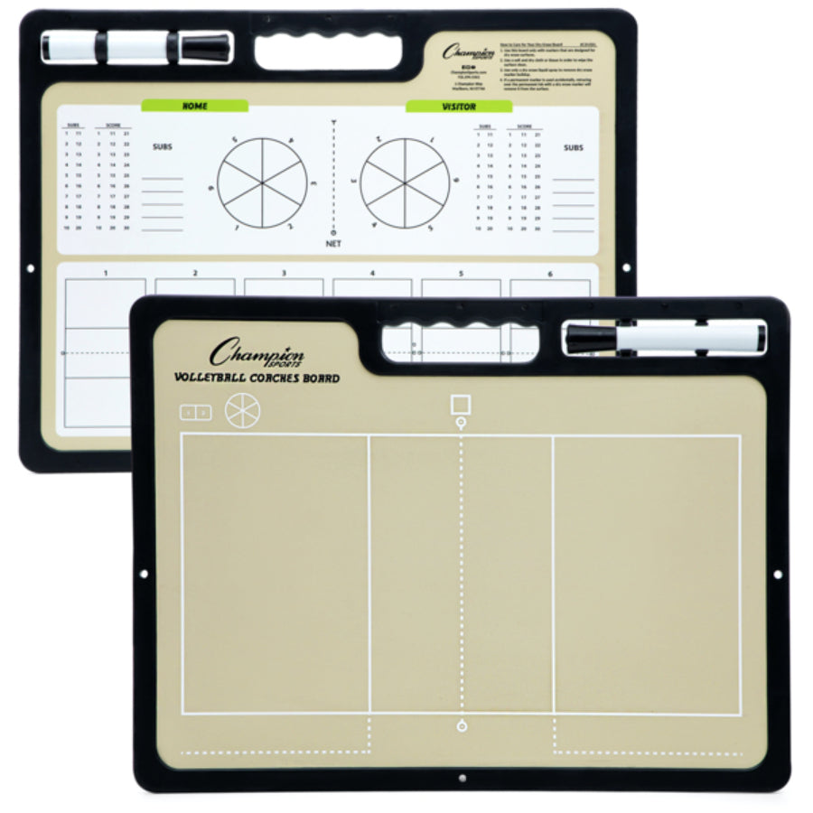 Champion Sports CBVBXL Pro Volleyball Coaches Board