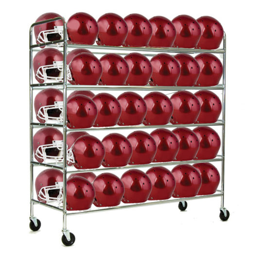 Champion Sports FBHC Football Helmet Cart  - Horizontal Style