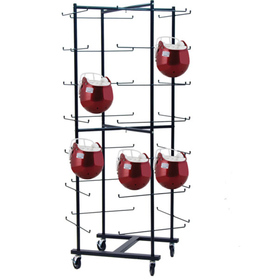 Champion Sports FBWR Football Helmet Cart - Vertical Style