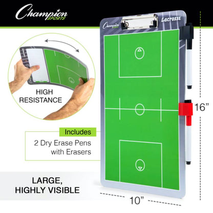 Champion Sports LXBOARD Lacrosse Coaches Board