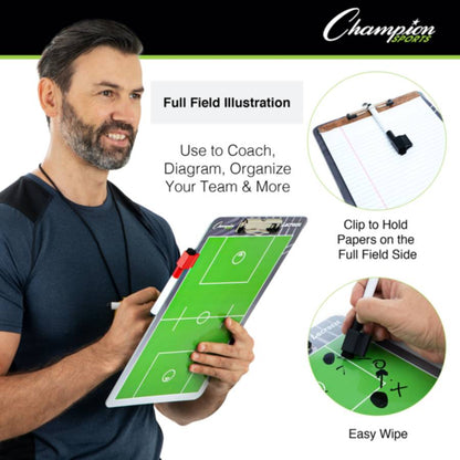 Champion Sports LXBOARD Lacrosse Coaches Board