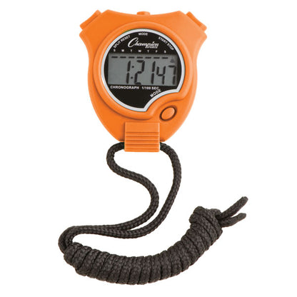 Champion Sports Rainbow Stopwatch Set Of 6