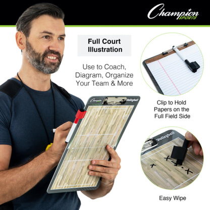 Champion Sports VLBOARD Volleyball Coaches Board