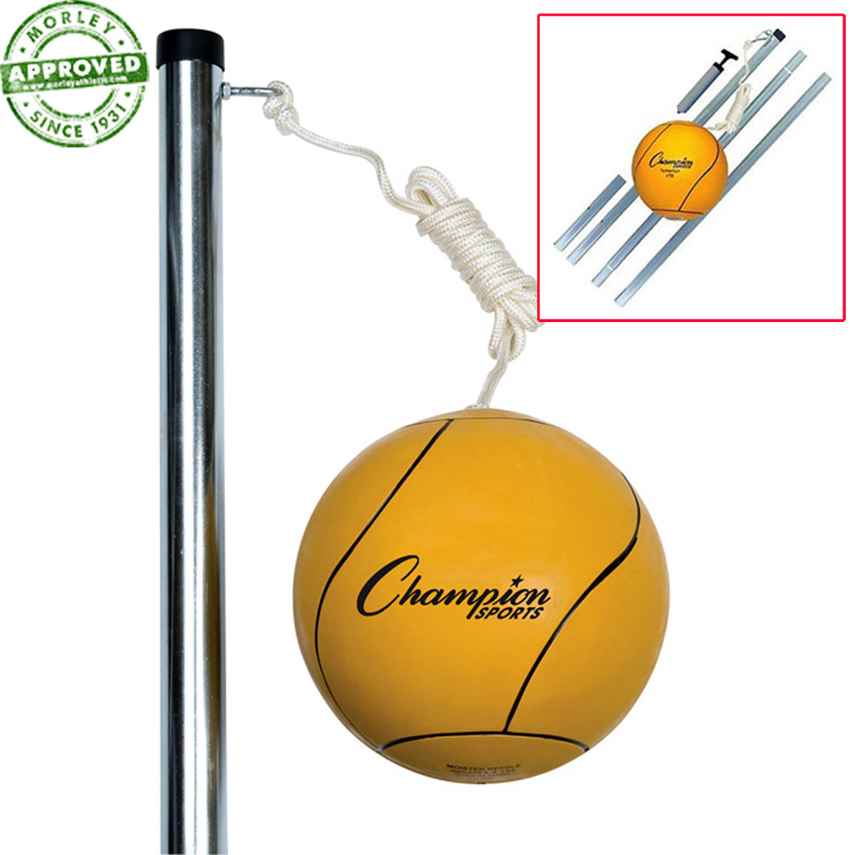 Deluxe Tetherball Game Set | Morley Athletic Supply Co Inc