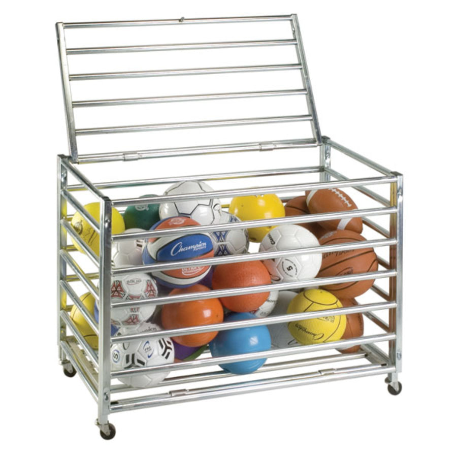 Heavy Duty Lockable Storage Cart - Morley Athletic Supply Co Inc