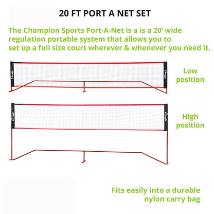 Port-A-Net 20' Wide Portable Net System