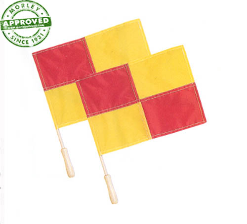 Regulation Linesman Flags Pair