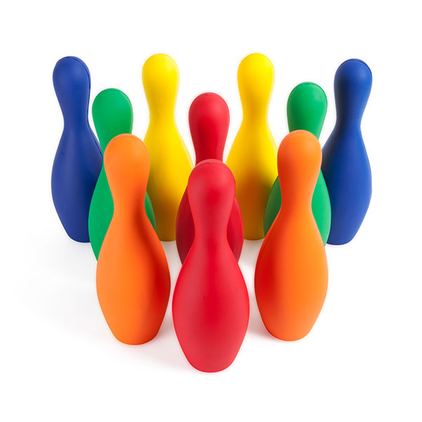 Rhino Skin FBPINSETCLR Weighted Foam Bowling Pins