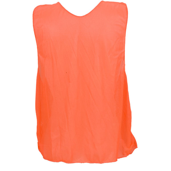 Micro Mesh Soccer Pinnies (Dozen) Neon Orange / Adult