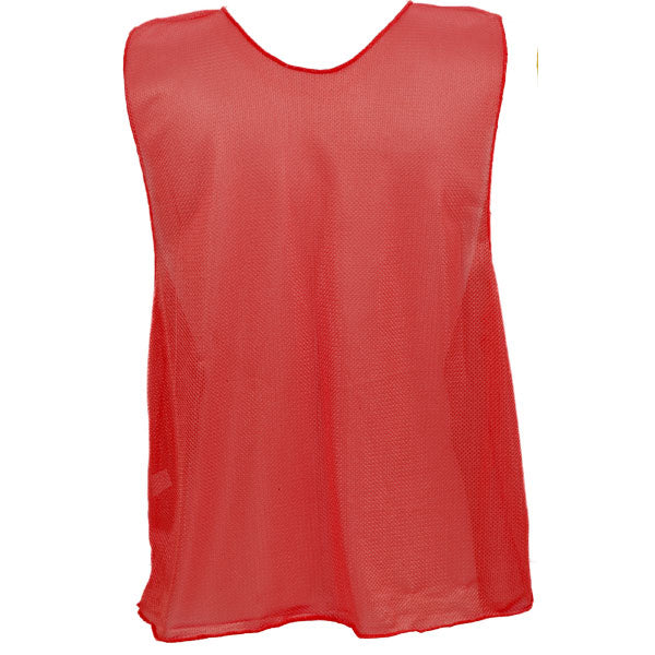 Micro Mesh Soccer Pinnies (Dozen) Scarlet / Youth