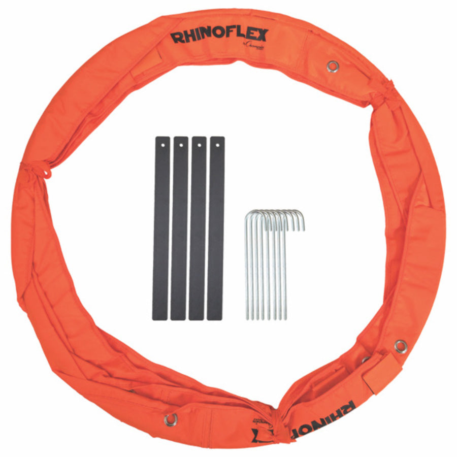 Rhino Flex All Surface Lacrosse Crease Women's 17' Crease Black / Orange