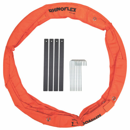 Rhino Flex All Surface Lacrosse Crease Women's 17' Crease Black / Orange