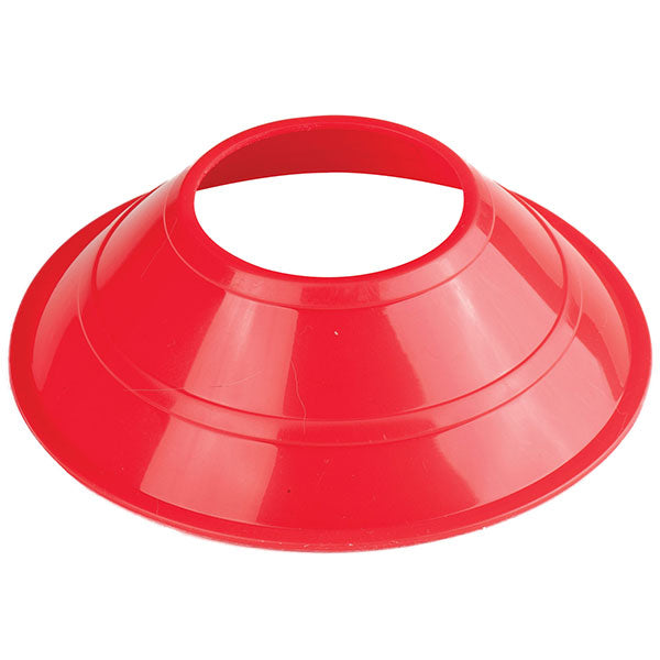 5" Diameter Mini Neon Disc Cone (Set 25) Neon Red