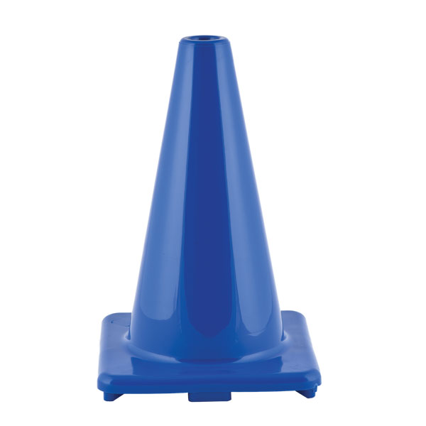 12" Flexible Vinyl Game Cones Blue