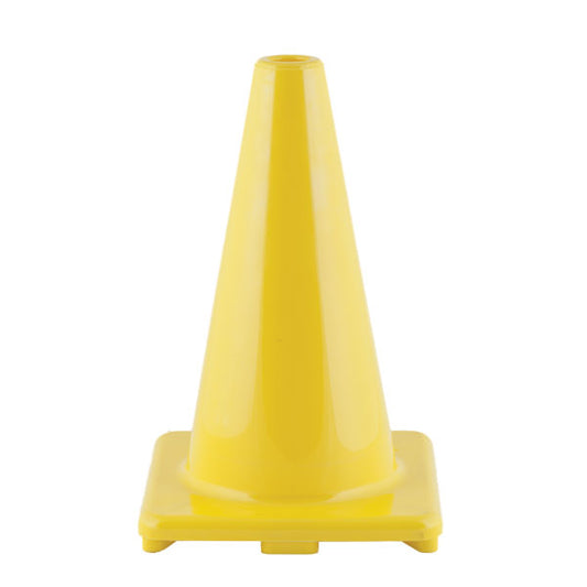 12" Flexible Vinyl Game Cones Yellow