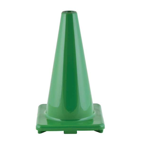 18" Flexible Vinyl Game Cones Green