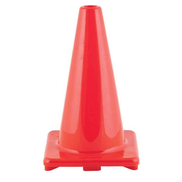 18" Flexible Vinyl Game Cones Orange