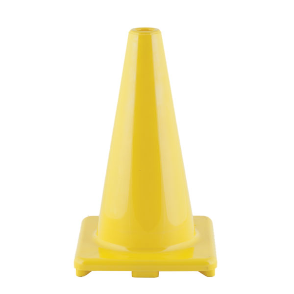 18" Flexible Vinyl Game Cones Yellow