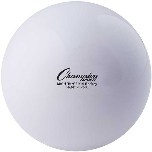 Champion Sports Multi-Turf Field Hockey Practice Balls (Dozen) (No NFHS Seal) White