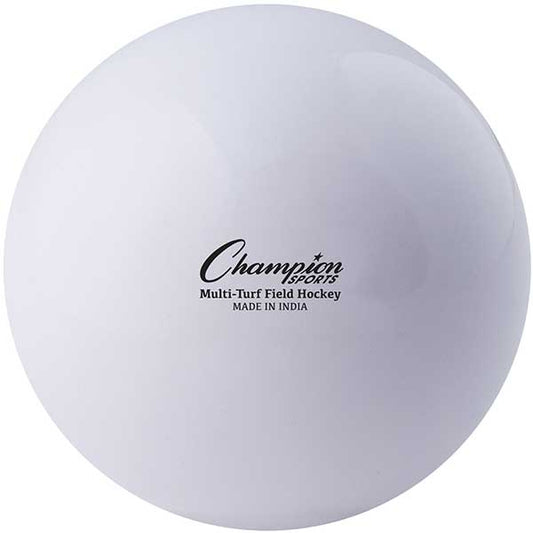 Champion Sports Multi-Turf Field Hockey Practice Balls (Dozen) (No NFHS Seal) White