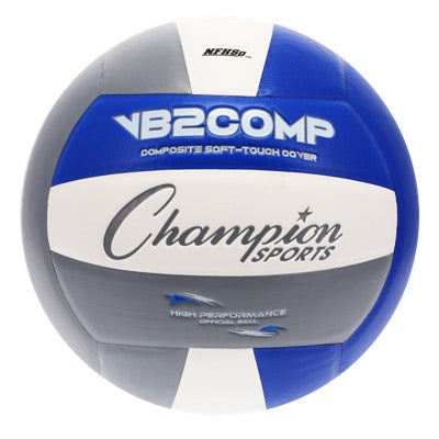 Champion Sports VB2 Comp Series Volleyballs - NFHS & NCAA APPROVED White
