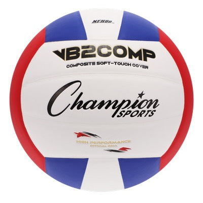 Champion Sports VB2 Comp Series Volleyballs - NFHS & NCAA APPROVED White