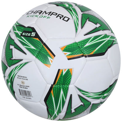 SB510 KICKOFF SOCCER BALL BY CHAMPRO SIZE 3, 4, 5