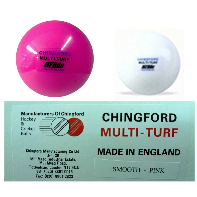 Chingford Multi-Turf Field Hockey Ball (Dozen) Pink Only