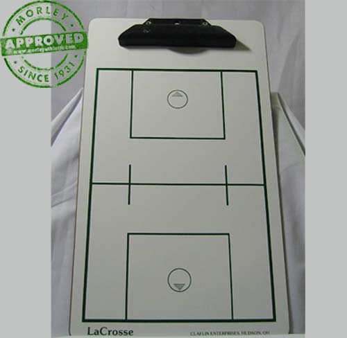 Men's Lacrosse Dry Erase Coaching Clipboard 9.5" x 15.5"