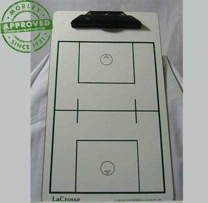 Men's Lacrosse Dry Erase Coaching Clipboard 9.5" x 15.5"