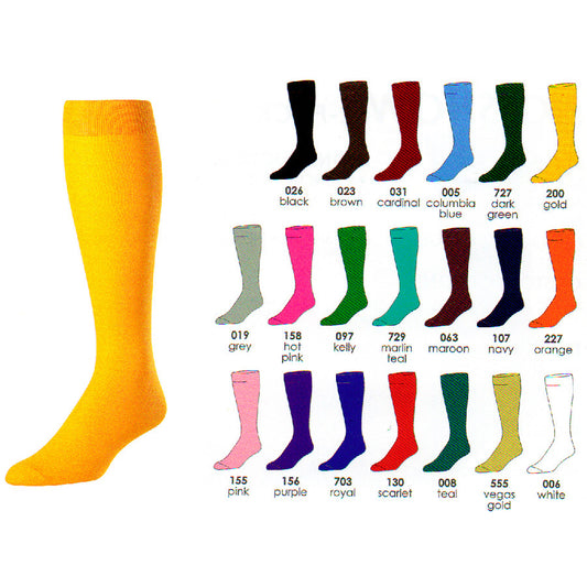 TCK Colored 100% Nylon Tube Sock Sanitary Liner Dozen BLACK / Small