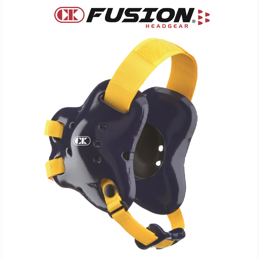 Cliff Keen Fusion 3-Stap Headgear White/Scarlet