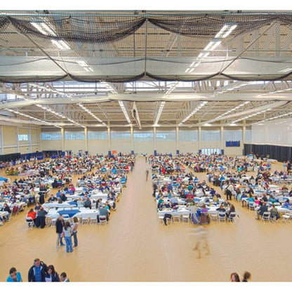 10' Wide Sections Of Gymguard Gymnasium Floor Covers 18 OZ. 10' x 1'Wide Sections / Black
