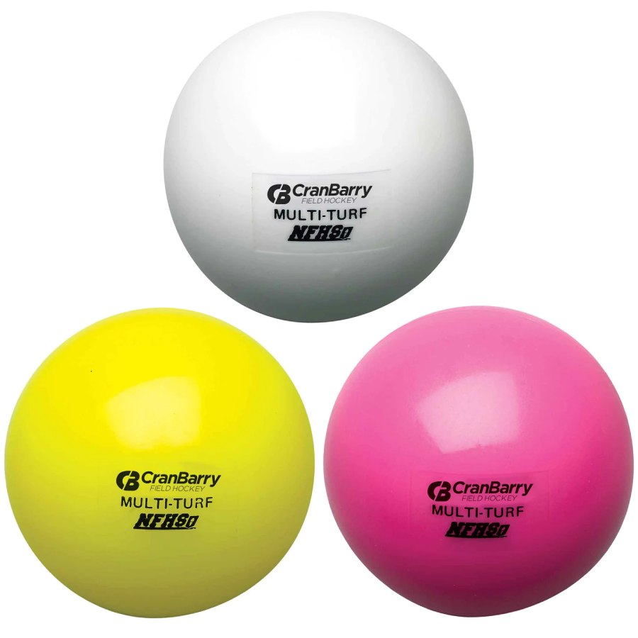 Cranbarry 6100 Hollow Multi Turf Field Hockey Game Ball (Dozen) Orange