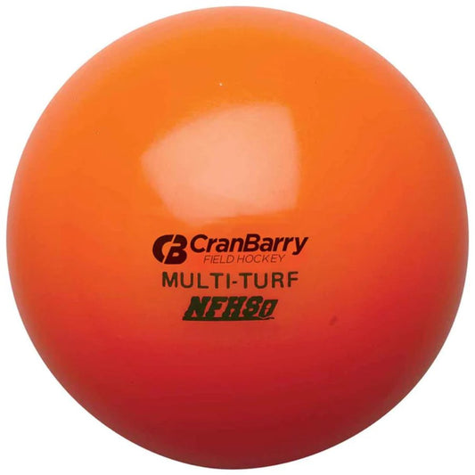 Cranbarry 6100 Hollow Multi Turf Field Hockey Game Ball (Dozen) Orange