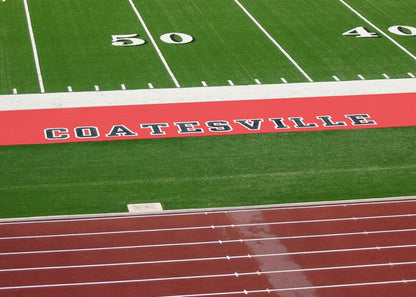 Fieldsaver Football 16 oz. ArmorMesh Sideline Tarps - Morley Athletic Supply Co Inc
