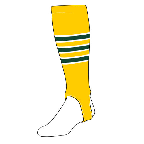 Twin City Knitting Custom FeatherEdge Baseball Softball Stirrup Sock (Pattern D)