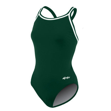Dolfin Female DBX Back Swim Suit Red / 18 (-8.00)