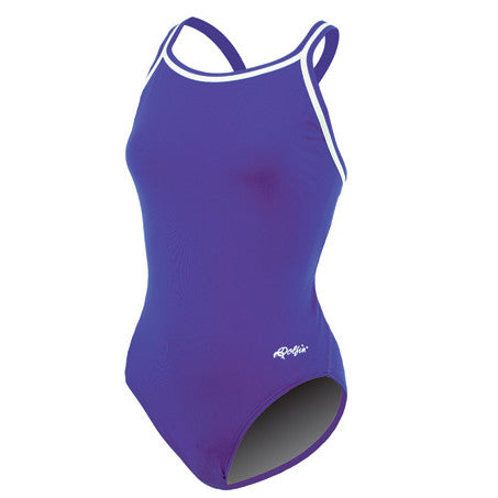 Dolfin Female DBX Back Swim Suit Red / 18 (-8.00)
