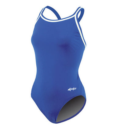 Dolfin Female DBX Back Swim Suit Red / 18 (-8.00)
