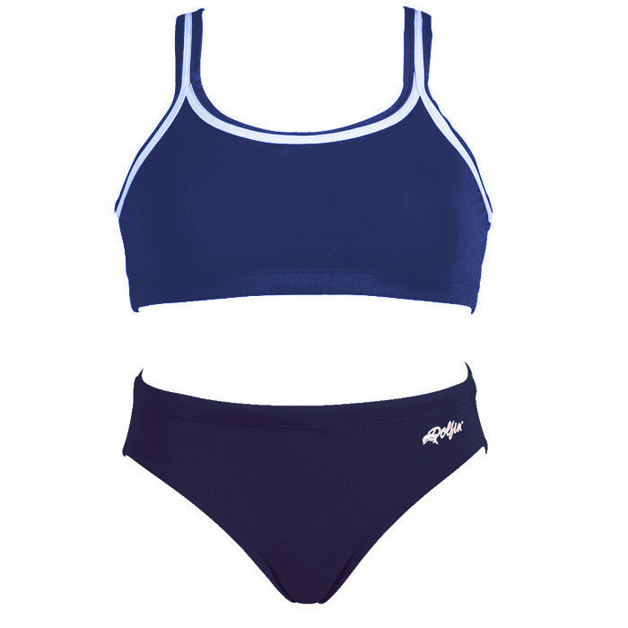 Dolfin Female 2 Piece Chloroban Guard Suit Black / X-Small
