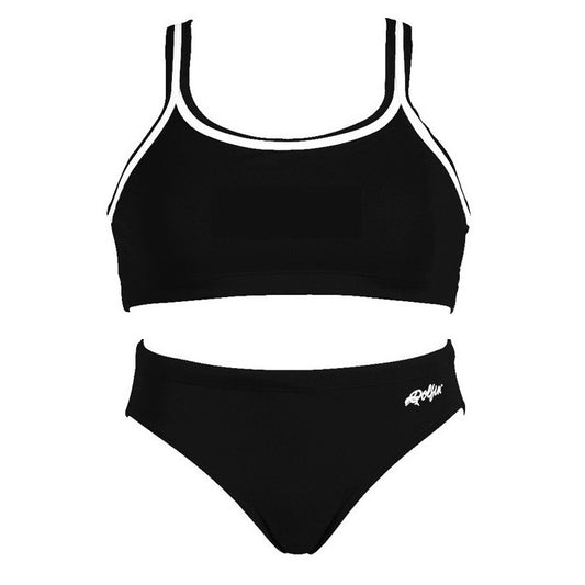 Dolfin Female 2 Piece Chloroban Guard Suit Black / X-Small