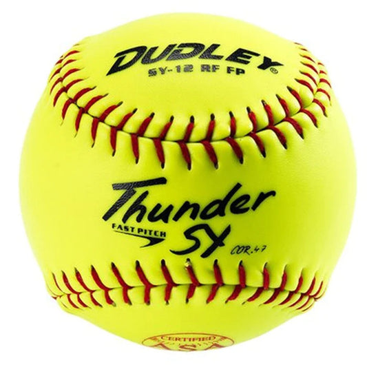 Dudley SY-12 RF FP 4A912Y ASA Thunder SY Fastpitch 12" Softballs (Dozen)