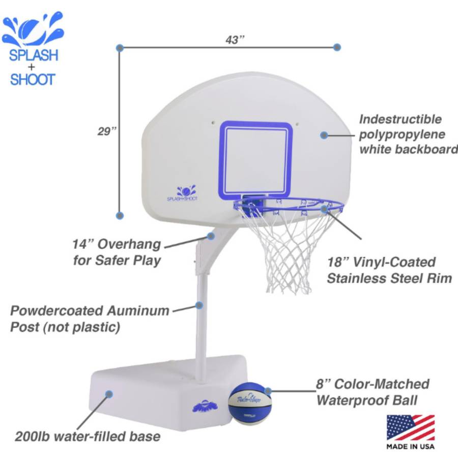 Splash And Shoot Pool Basketball
