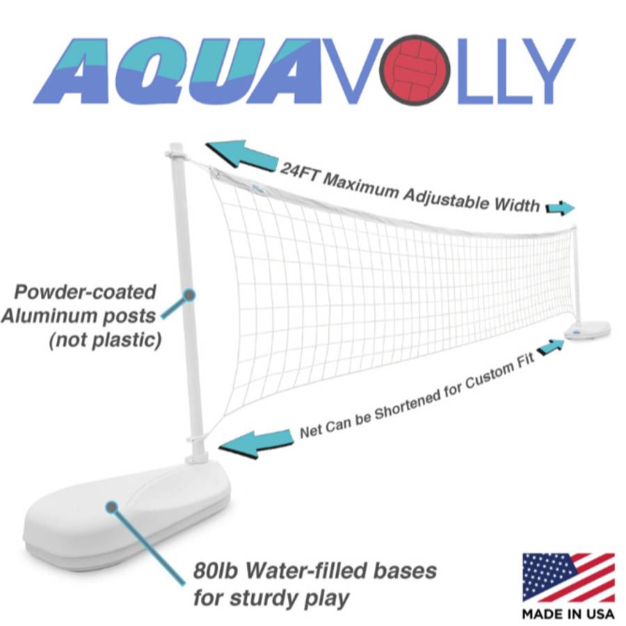 AquaVolly Pool Volleyball Net Set
