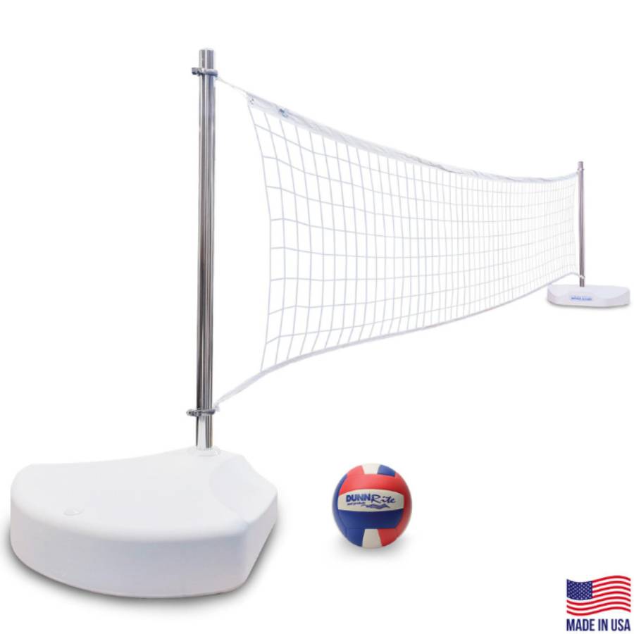 WaterVolly Stainless Steel Pool Volleyball Net System