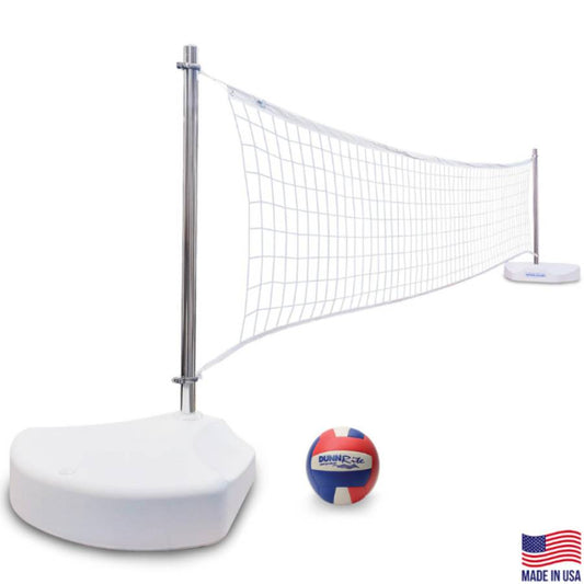 WaterVolly Stainless Steel Pool Volleyball Net System